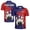Blue, variant on Personalized Bowling Team Custom Color Men's Polo S-5XL