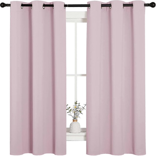 ZHAOCHENG Cortinas opacas con ojales y aislamiento térmico para dormitorio