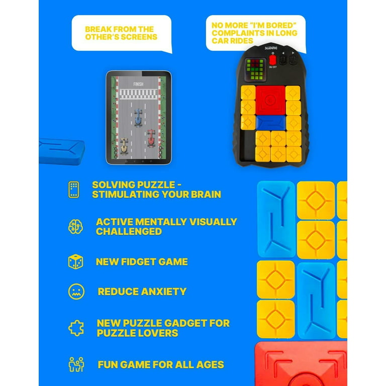 Skywin Klotski Puzzle Game - 3 Pack, 500 Entertaining Fun & Mind
