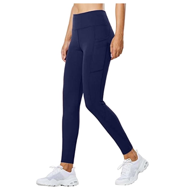 Pantalones de yoga para mujer Leggings impermeables con forro polar Cintura alta Invierno cálido Senderismo Running Leggings Bolsillos Fridja hfkajh104331