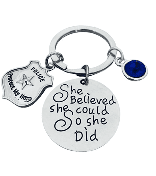 Sport Keyring Keychain She Believed She Could So She Did Key Ring Jewellery 