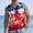 Z016-Deep Red, variant on 250th Anniversary USA Shirt Casual 250 Years Of Freedom T Shirt Sleeveless T-Shirt Patriotic Shirts Tops
