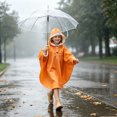 thumbnail image 5 of Fancifize Boys Girls Rain Jackets, Long Sleeve Hooded Raincoat, Kids Waterproof Windproof Outerwear 4-13 Years, 5 of 5