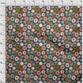 thumbnail image 4 of oneOone Cotton Poplin Gray Fabric Asian Retro Floral Fabric For Sewing Printed Craft Fabric By The Yard 42 Inch Wide, 4 of 4