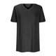 thumbnail image 4 of Camiseta de mujer de talla grande con cuello en V y color liso - Top informal de corte holgado - Poliéster transpirable - Cómoda para llevar todo el día - Tallas L-XXXXL, 4 of 4