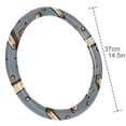 thumbnail image 4 of Cross Car Wheel Covers Steering Wheel Cover 14.5 Inch Printing PVC Leather Auto Accessories, 4 of 6