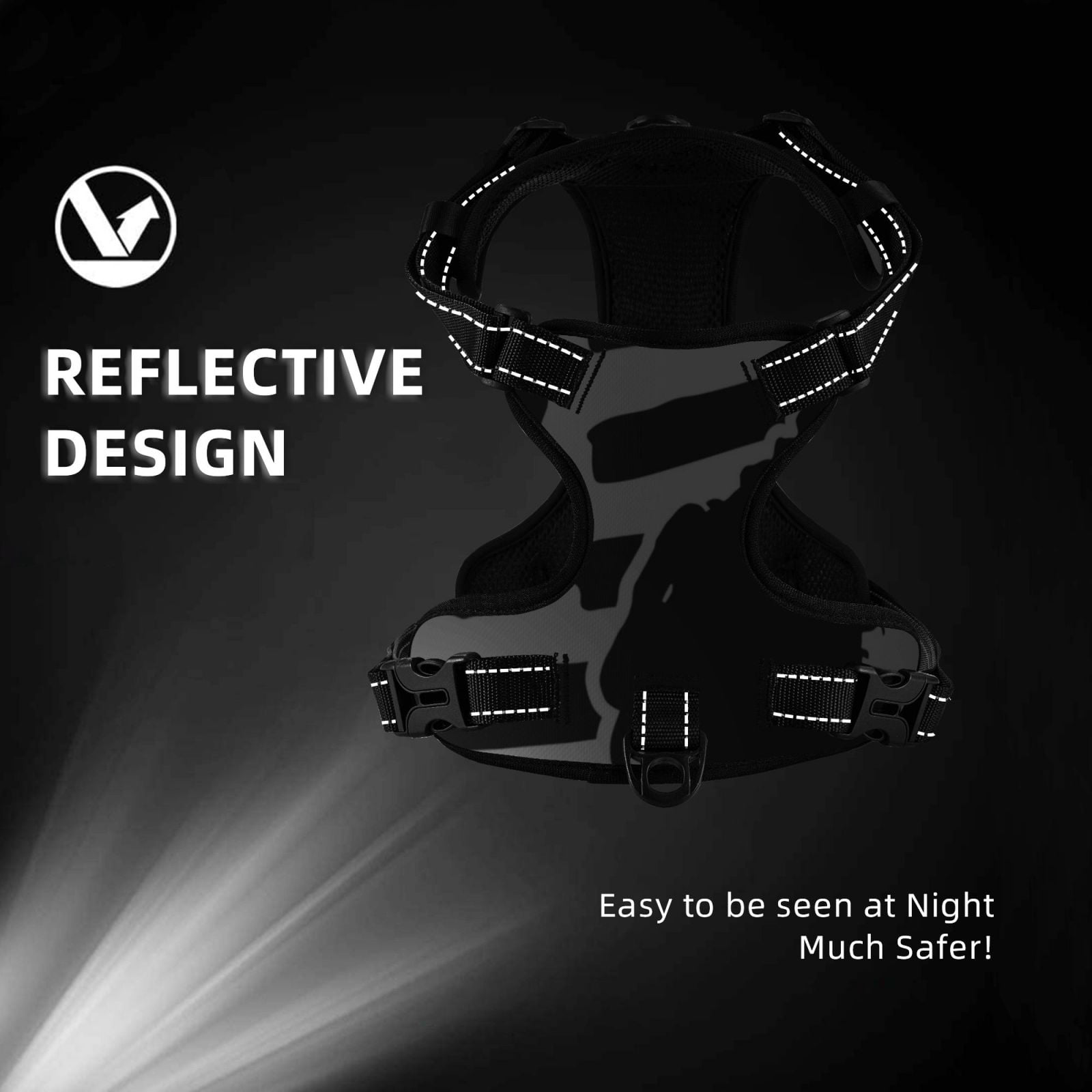 Vsdgher Memorial Day1 Dog Harness, No-Pull Pet Harness, Dog Vest, Pet Vest for Small to Large Dogs-X-Large
