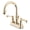 Polished Brass, variant on Kingston Brass KS2612FL 4 in. Centerset Bathroom Faucet, Polished Brass
