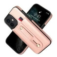 thumbnail image 2 of Nalacover for iPhone 14 Wallet Case Hidden Card Slots Holder, Premium PU Leather Loop Finger Strap TPU Shockproof Lens Protection Cover for iPhone 14,Rosegold, 2 of 16