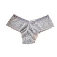 thumbnail image 4 of Gibobby Pantaleta de encaje para mujer Encaje No Show Bikini Soft Breathe Bragas sin Sexy Hipster Ropa interior para mujeres(Gris,CH), 4 of 5