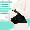 thumbnail image 3 of El cinturón de seguridad de maternidad ajustable con cinturón de soporte abdominal para mujeres embarazadas es adecuado para la espalda/pelvis, 3 of 6