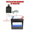 thumbnail image 3 of 1 Set Car Battery Disconnect 12V/200A Car Battery Wireless Device with Dual Remote Controls for Auto Truck, 3 of 8