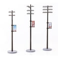 thumbnail image 4 of Poste de línea eléctrica en miniatura 10x para el diseño del paisaje modelo 1:42 16.1cm Baoblaze Diseño de micro paisaje de tren, 4 of 8