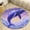 Flannel-2, variant on Seashells And Starfish Dolphins Jumping Round Area Rugs for Bedroom Living Room, 3FT Soft Indoor Circle Carpets, Carpet Home Decor Floor Mat