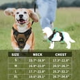 thumbnail image 4 of MASBRILL Reflective Dog Harness No Pull Dog Vest Harness with Handle, Breathable Padded Dog Chest Harness Adjustable for Large Dog-Brown XL, 4 of 10