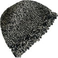 thumbnail image 4 of CoCopeaunts Womens Bucket Hat Retro Knitted Crochet Hollow Brim Beanies Hats Winter Warm All-Match Solid Color Fisherman Cap, 4 of 8
