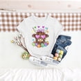 thumbnail image 3 of Camisetas de Manga Larga de las Mujeres con Estampado de Pascua, Cuello Redondo Suelto Casual Top para el Uso Diario de Primavera, 3 of 5