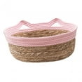 thumbnail image 2 of Cesta para Cama de Gato Tejida a Mano Jinwen Alfombrilla para Arañazos de Gato Rosa M, 2 of 8
