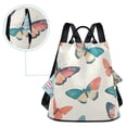 thumbnail image 5 of FORMRS Women's Travel Backpack Purse Anti-Theft Hidden Pockets Casual Shoulder Bag, Colorful Butterflies, 5 of 7