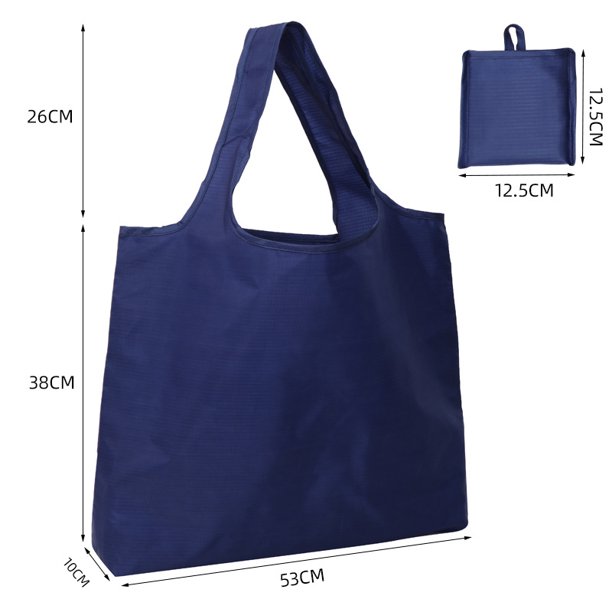 Paquete de 3 bolsas de compras reutilizables de cocina grandes plegables duraderas con asas a granel, reciclar comestibles plegables resistentes lavables en