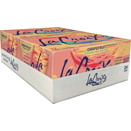 LaCroix Sparkling Water - Pamplemousse, 2/12pk/12 fl oz Cans, 24 / Pack (Best Flavored Sparkling Water Brands)