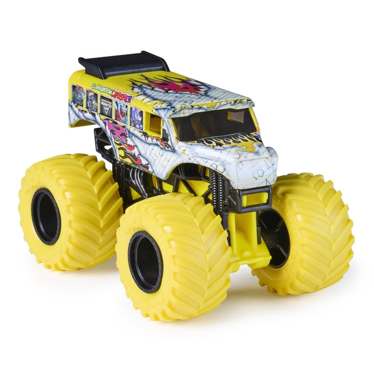 Monster Jam, Official Classroom Crusher Monster Truck, Die-Cast