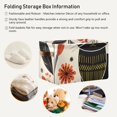 thumbnail image 6 of Flowers Leaves and Black Cat Storage Bins Baskets With Handles Storage Box Clothes Organizer Organization Toys, 6 of 7