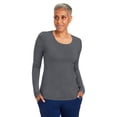 thumbnail image 4 of Healing Hands Knits Women's Mackenzie Tee 's Long Sleeve Medical Scrub Tee, 4 of 9
