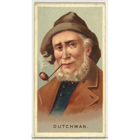Dutchman from Worlds Smokers series (N33) for Allen & Ginter Cigarettes Poster Print (18 x