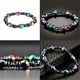 thumbnail image 5 of Pulseras de hematita deslumbrantes para hombres, pulseras de energía positiva con dijes de hematita, pulseras de la suerte de piedra natural para mujeres, joyería, 5 of 5