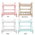 thumbnail image 3 of Wooden Plant Display Rack - 2-Tier Flower Pot Stand for Yard, 3 of 5