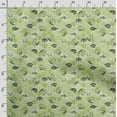 thumbnail image 3 of Soimoi Sea Shell Printed, Cotton Fleece, Fabric by The Yard Sewing DIY Stretch Fabric 56 Inches Wide, WarmFabric for Hats, Coats, Gloves, Blankets, Pear Green, 3 of 5