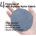 thumbnail image 4 of 10 Meters Ripstop Nylon Kite Fabric PU Coated Outdoor Water Repellent Fabric Bag Banner Making Cloth Tent Tarp Cover Stuff Sack, 4 of 7