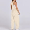 thumbnail image 7 of Abomasnow Women Overalls Jumpsuits Loose Casual Dressy Sleeveless Baggy Harem Pants Romper Jumpers 2025 Trendy Summer Outfits, 7 of 7