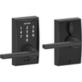 thumbnail image 1 of Matte Black Century Electronic Deadbolt Lock, with Lever, 1 of 1