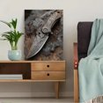 thumbnail image 5 of Qisvanset Framed Canvas Wall Art 12x16 Inch Bat Pocket Knife Novelty Gift Wall Decoration, 5 of 5