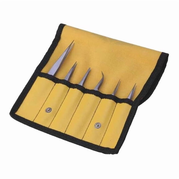 Aven Titanium Tweezers Set,6 Pc 18480TT