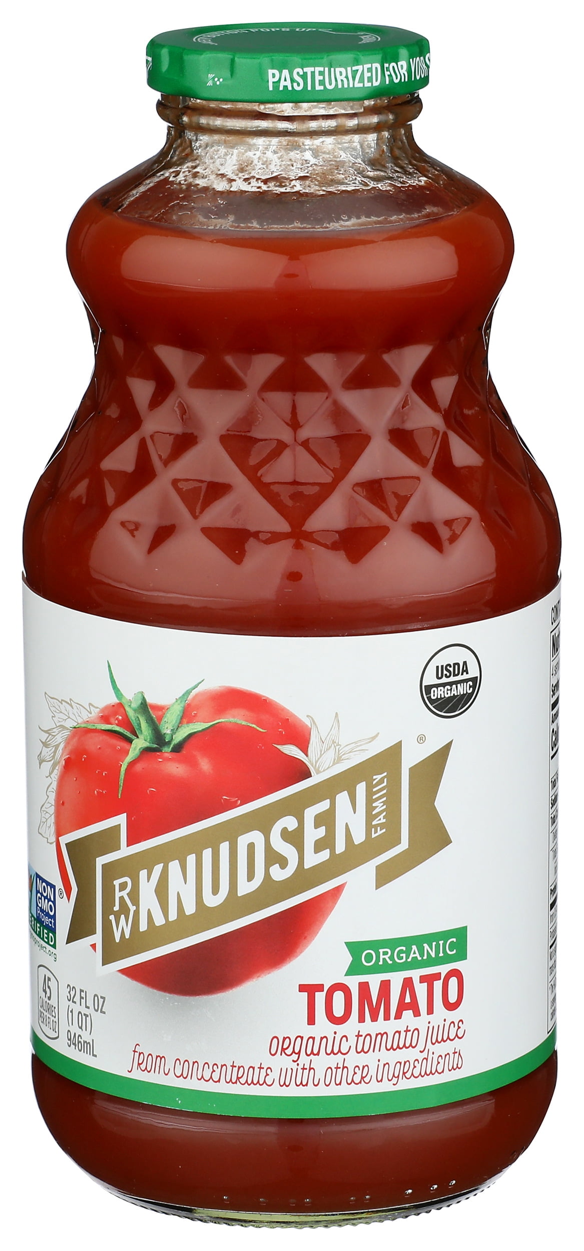 Knudsen Organic Tomato Juice, 32 Ounce - 6 per case.