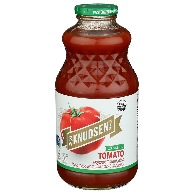 R.W. Knudsen Family, Organic Tomato Juice, 32 Ounce, 6 per case