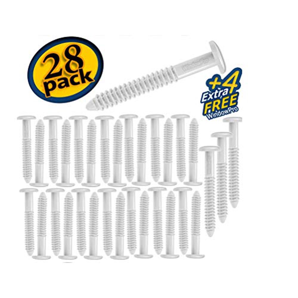 Window Shutters Panel Peg Lok Pin Screws Spikes 3 inch 32 Pack