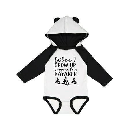 

Inktastic Future Kayaker Boating Gift Kayaking Gift Baby Boy or Baby Girl Long Sleeve Bodysuit