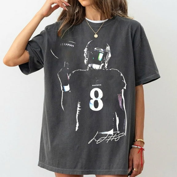 Gildan Lamar Jackson Shirt, Baltimore Football Vintage Graphic Shirt, Lamar Jackson Fan Gift