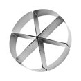 thumbnail image 1 of 6 Pieces Cake Mold Triangular Mousse Pottery Biscuit Portion Shape Mould Stainless Steel Kitchen Slicer Bakeware, 1 of 8