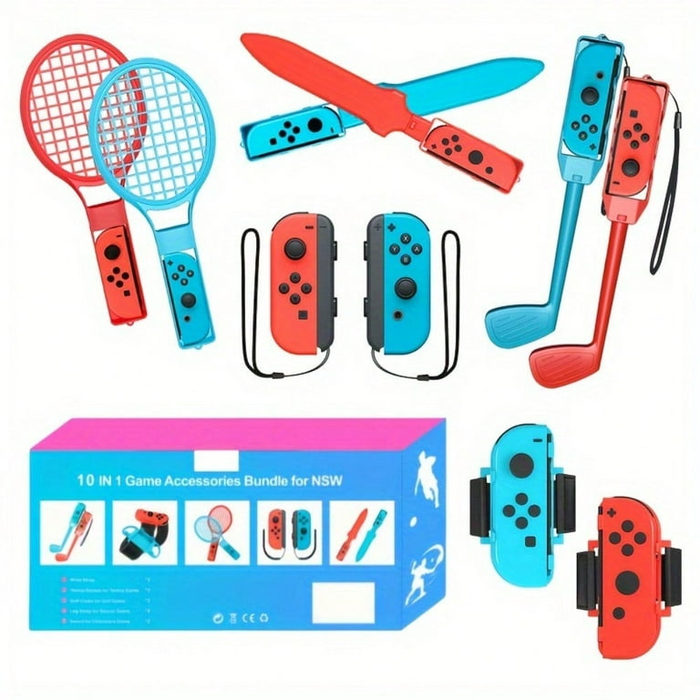 Nintendo Switch ＋Joy-Con＋ソフトセット 10 in 1 Switch Sports Game Accessory Kit, Family Party Game