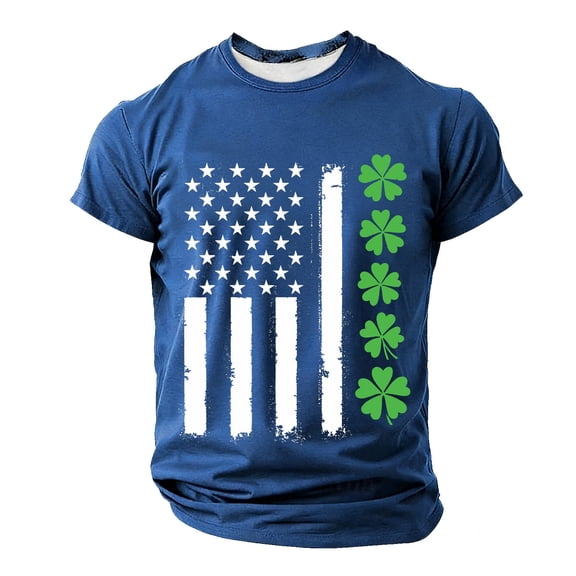 MELDVDIB Mens T-Shirt Basic Crew Neck Short Sleeve Shirts Loose Summer Tops Solid Color Fashion Printed Stretch Comfy Pullover Tees