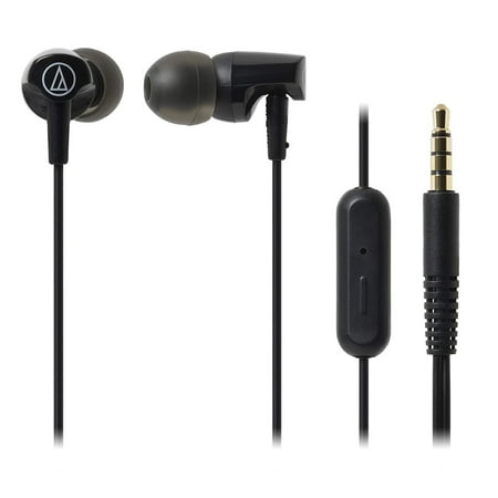 Audio-Technica - ATH-CLR100ISBK SonicFuel Wired In-Ear Earbuds - Black