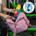 thumbnail image 5 of Colorful Rainbow Tie Dye Spiral Pattern Hot Yoga Mat Towel Non Slip for Hot Yoga - Quick-Drying Yoga Mat Cover with 4 Corner Pockets with Travel Bag - Hot Yoga Towel Non Slip 70"x26", 5 of 6