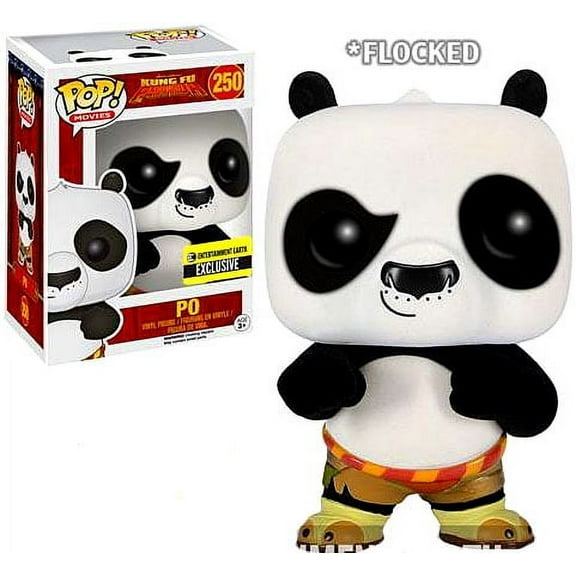 Kung Fu Panda Funko POP! Movies Po Vinyl Figure [Flocked]