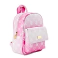 thumbnail image 3 of Luv Betsey by Betsey Johnson Women's Adult Backpack with Front Pocket Pink and White, 3 of 5