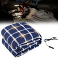 thumbnail image 2 of Portable 12V Heated Car Blanket Fleece Electric Throw with Long Cord for Car Truck SUV RV Winter Travel Camping Warm Comfort, 2 of 7